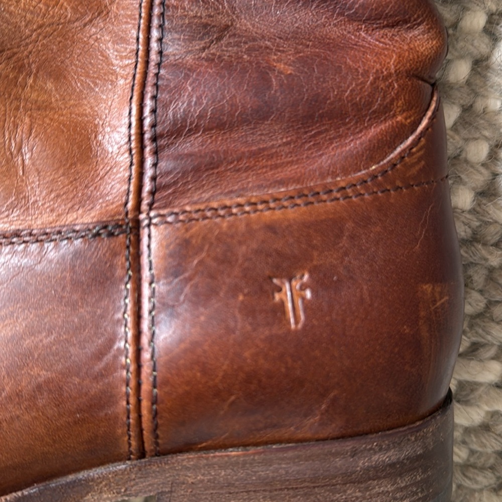 Frye Melissa Congac leather boots, size 7 - Picture 7 of 14